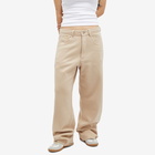 MM6 Maison Margiela Women's Jersey Jeans in Beige