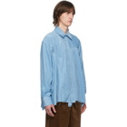 Camiel Fortgens Blue Corduroy Weird Shirt