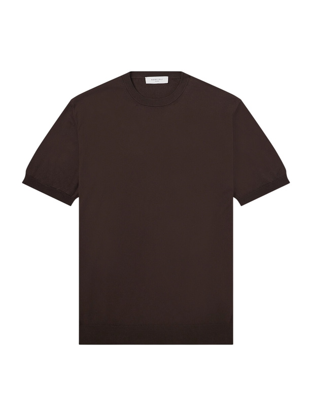 Photo: Boglioli - Garment-Dyed Cotton T-Shirt - Brown