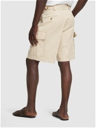 LORO PIANA - Bizen Cotton & Linen Bermuda Shorts