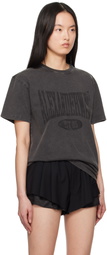 alexanderwang.t Black Distressed Logo T-shirt