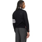 Thom Browne Black Merino Wool 4-Bar Classic Cardigan