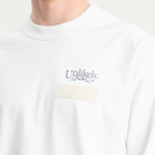 Unlikely Dry Goods Men's Team Logo Long Sleeve T-Shirt in White