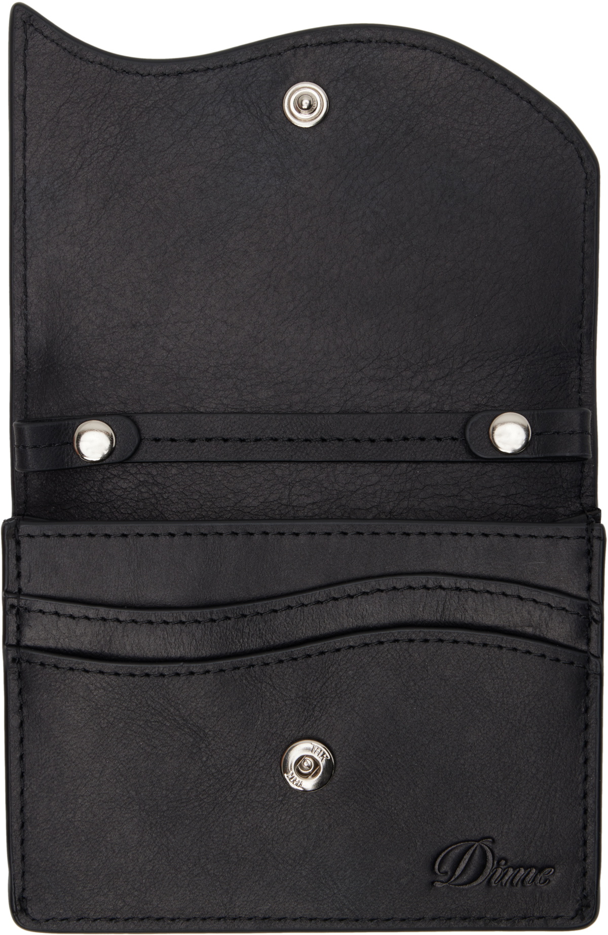 Dime Black Chain Leather Wallet