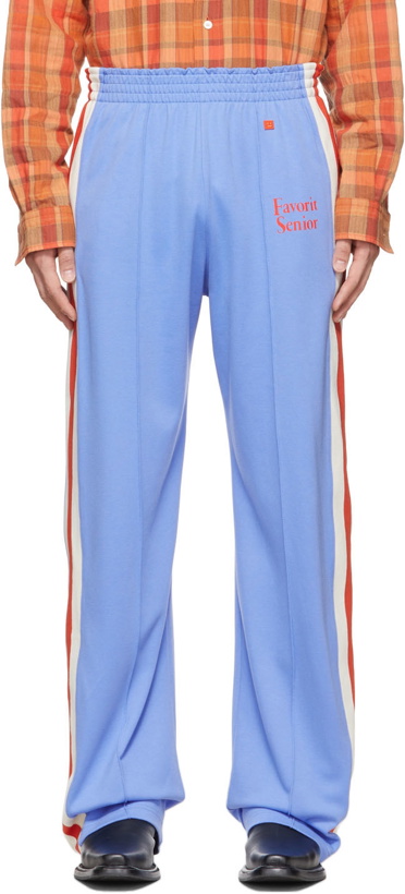 Photo: Acne Studios Blue Viscose Lounge Pants