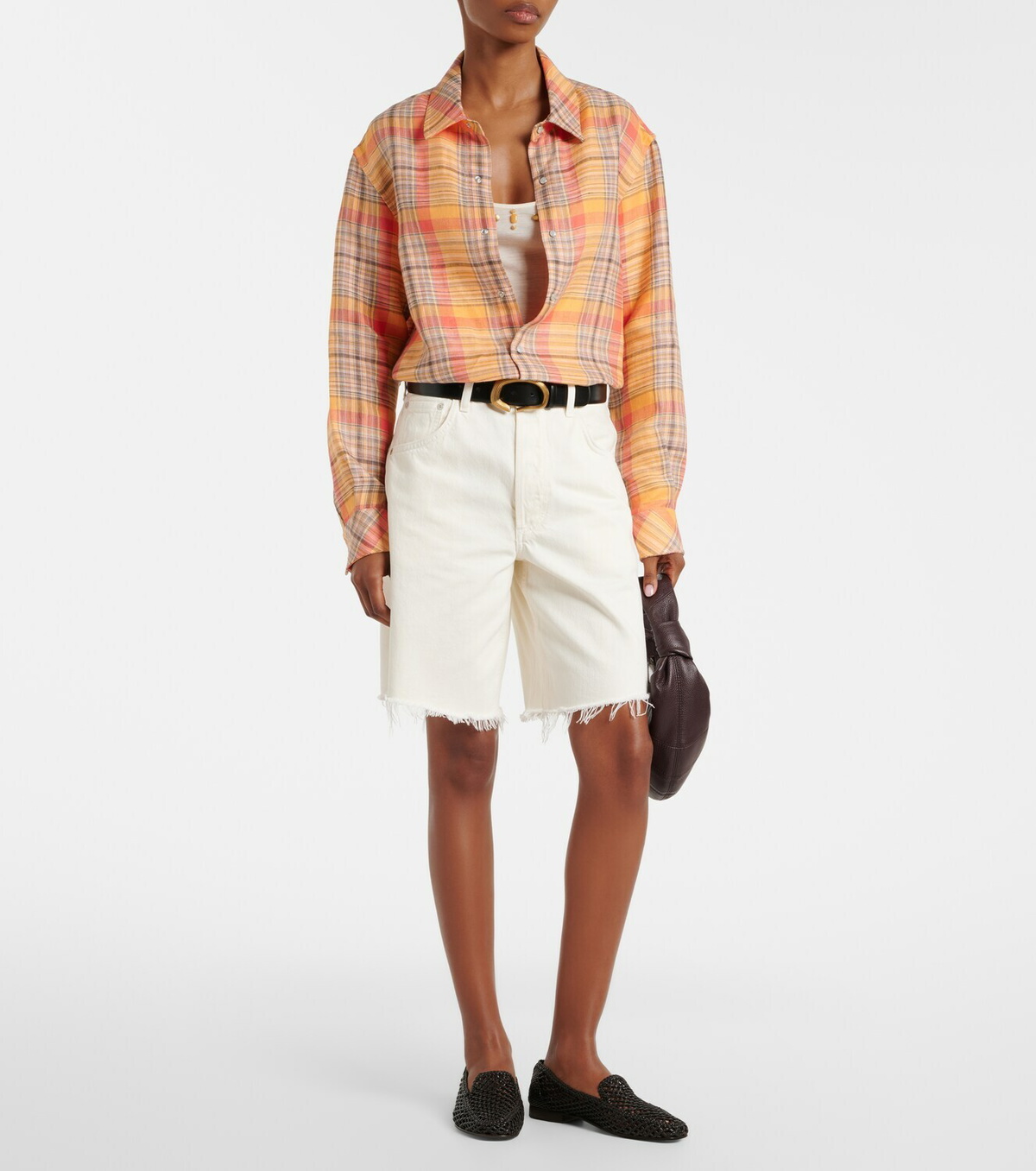 Citizens of Humanity Ayla denim Bermuda shorts