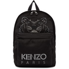 Kenzo Black Limited Edition Holiday Tiger Backpack