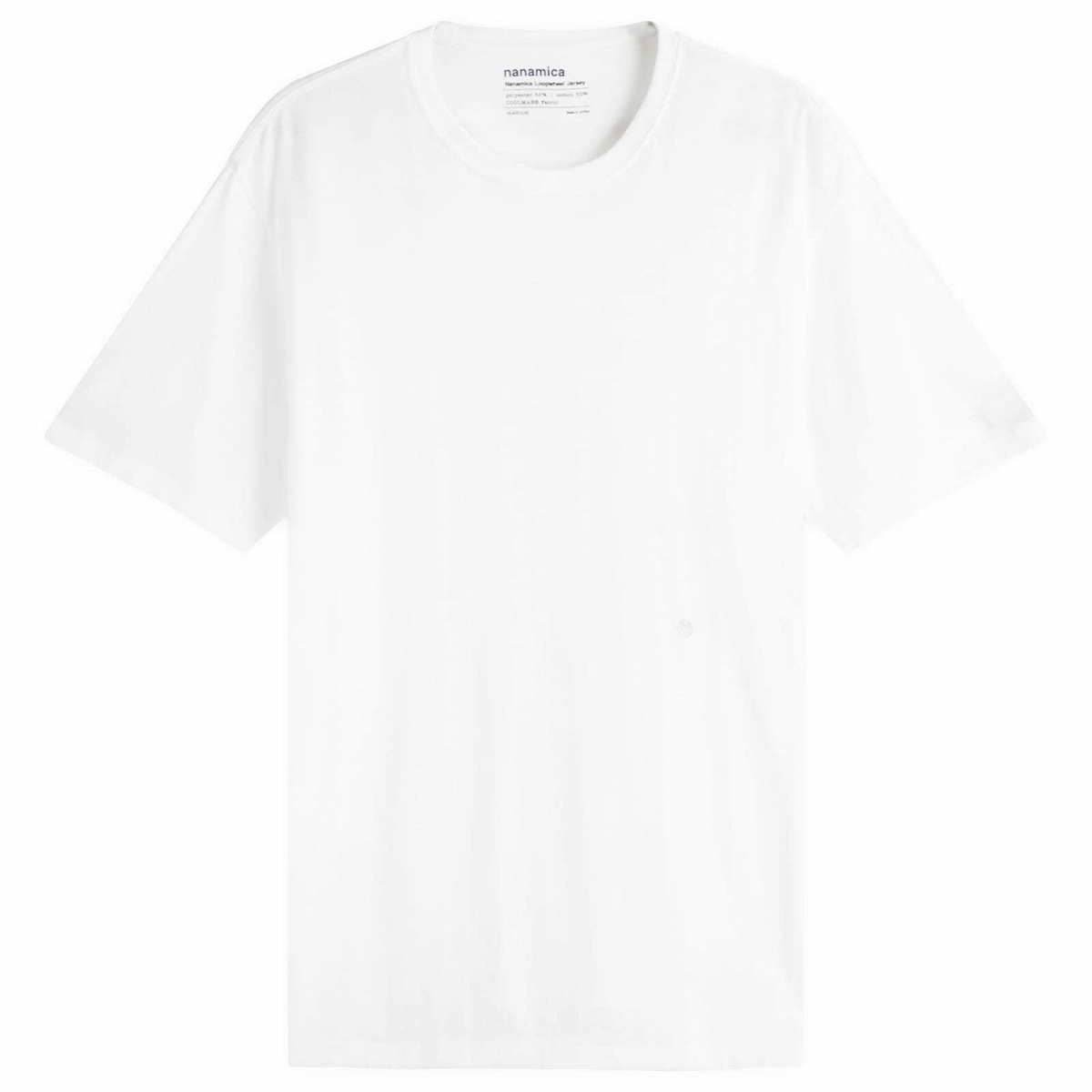 nanamica loopwheel jersey tee tシャツ white nanamica Loopwheel COOLMAX Jersey Tee – nanamica NEW YORK