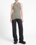 Rick Owens Lilies Womens Top Light in Grey
