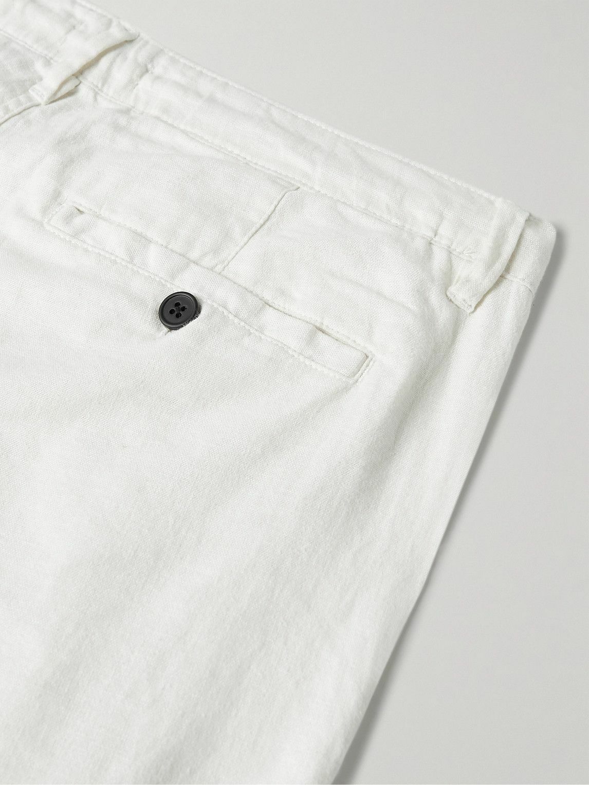 Onia - Traveler Tapered Linen-Blend Trousers - White Onia