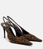 Saint Laurent Babylone Breteuil slingback pumps