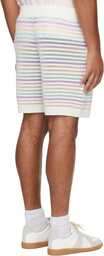 Casablanca Multicolor Crochet Shorts