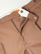 Barena - Straight-Leg Pleated Virgin Wool Suit Trousers - Brown