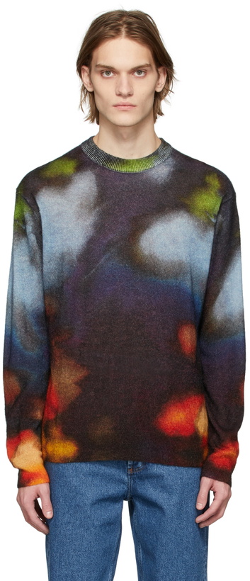 Photo: Paul Smith Multicolor Ink Spill Sweater