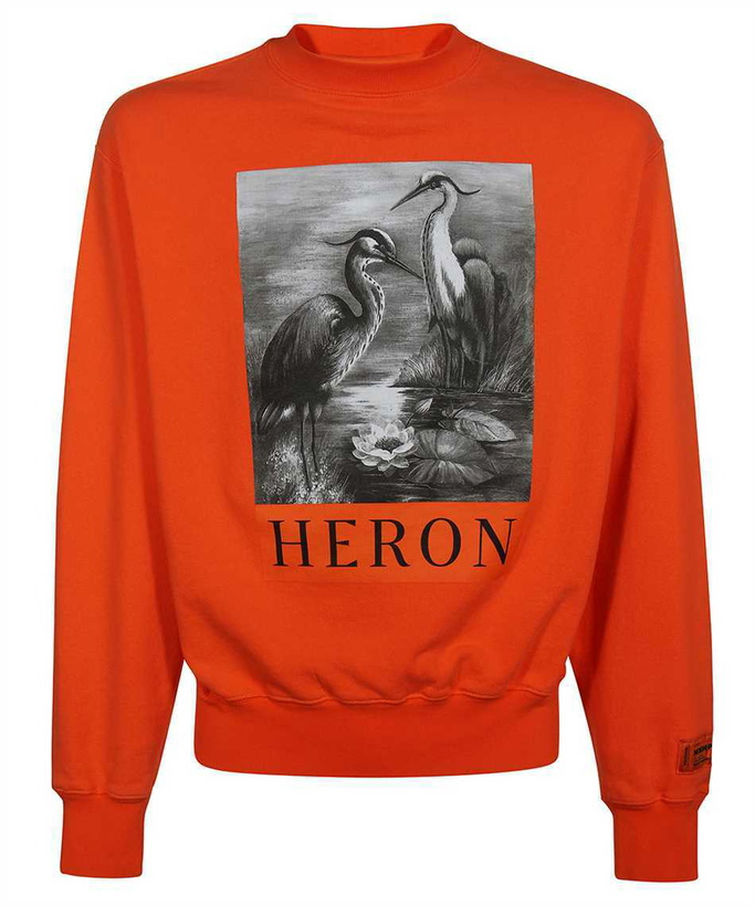 Photo: HERON PRESTON Cotton Crew-neck Sweatshirt