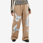 3.Paradis Women's Freedom Doves Trackpant in Beige
