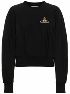 VIVIENNE WESTWOOD - Cynthia Cotton Jersey Crop Sweatshirt