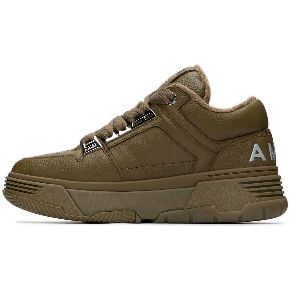 AMIRI Khaki Metallic MA-1 Sneakers