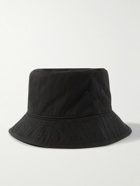 Acne Studios - Brimmo Logo-Embroidered Cotton-Twill Bucket Hat - Black