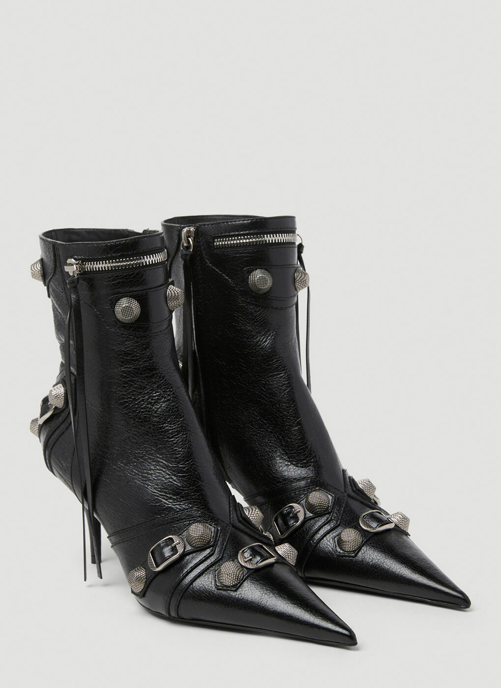 Cagole M70 Heeled Boots in Black Balenciaga