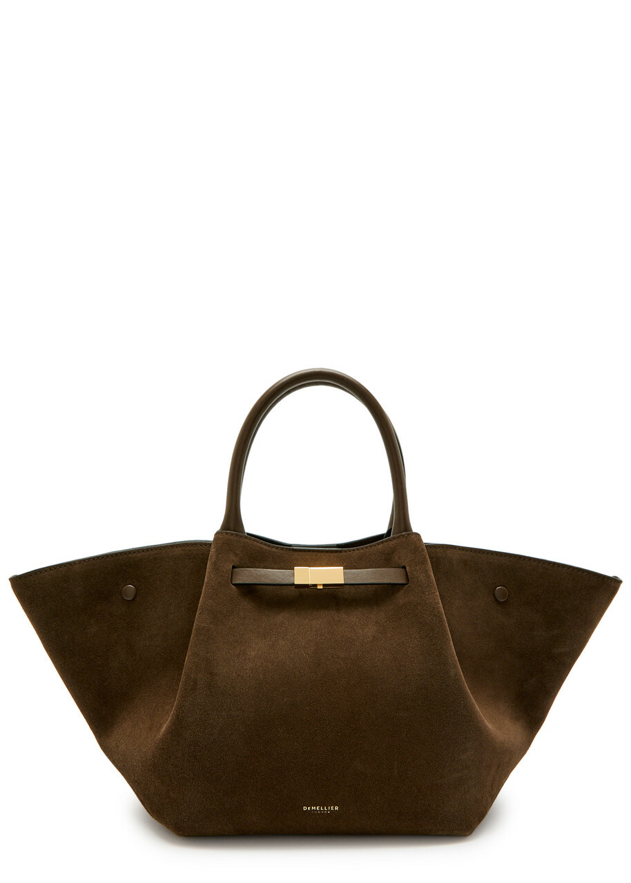 Demellier The Midi New York Suede Tote bag - Brown - One Size