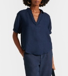 Velvet Vivica linen top