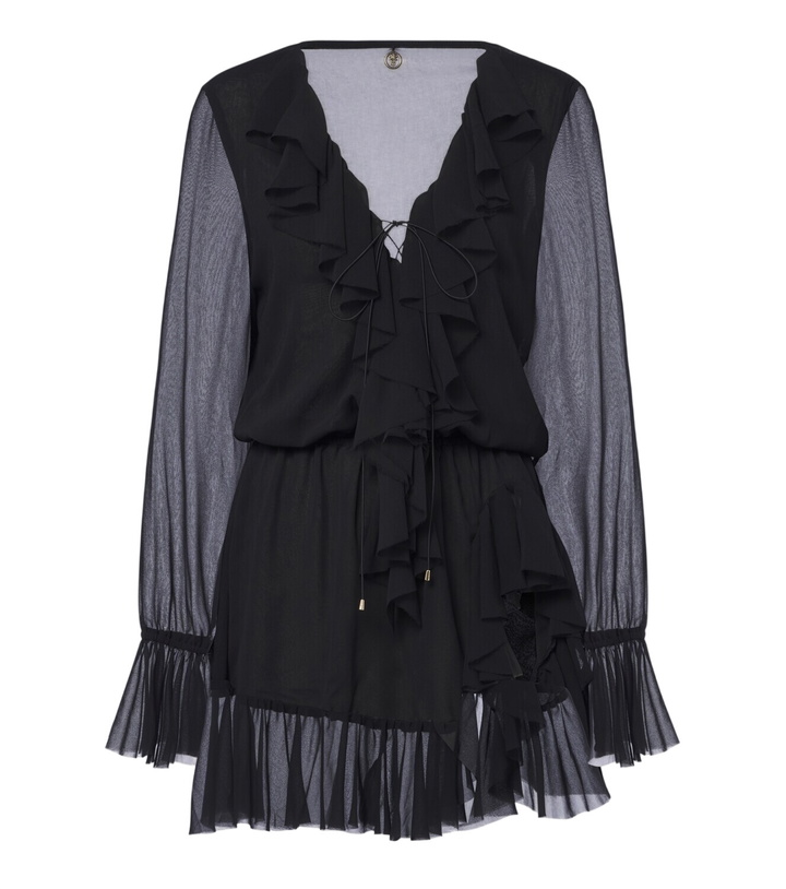 Photo: Bananhot Bellen ruffled minidress