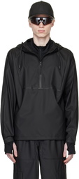 RAINS Black Coated Jacket