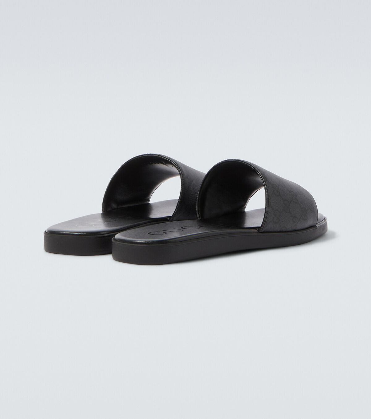 Gucci GG canvas slides
