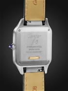 Cartier - Santos-Dumont Large 43.5mm 18-Karat Gold, Stainless Steel and Alligator Watch, Ref. No. CRW2SA0028