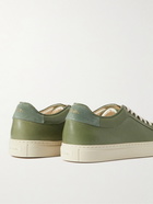 Paul Smith - Basso Suede-Trimmed Leather Sneakers - Green