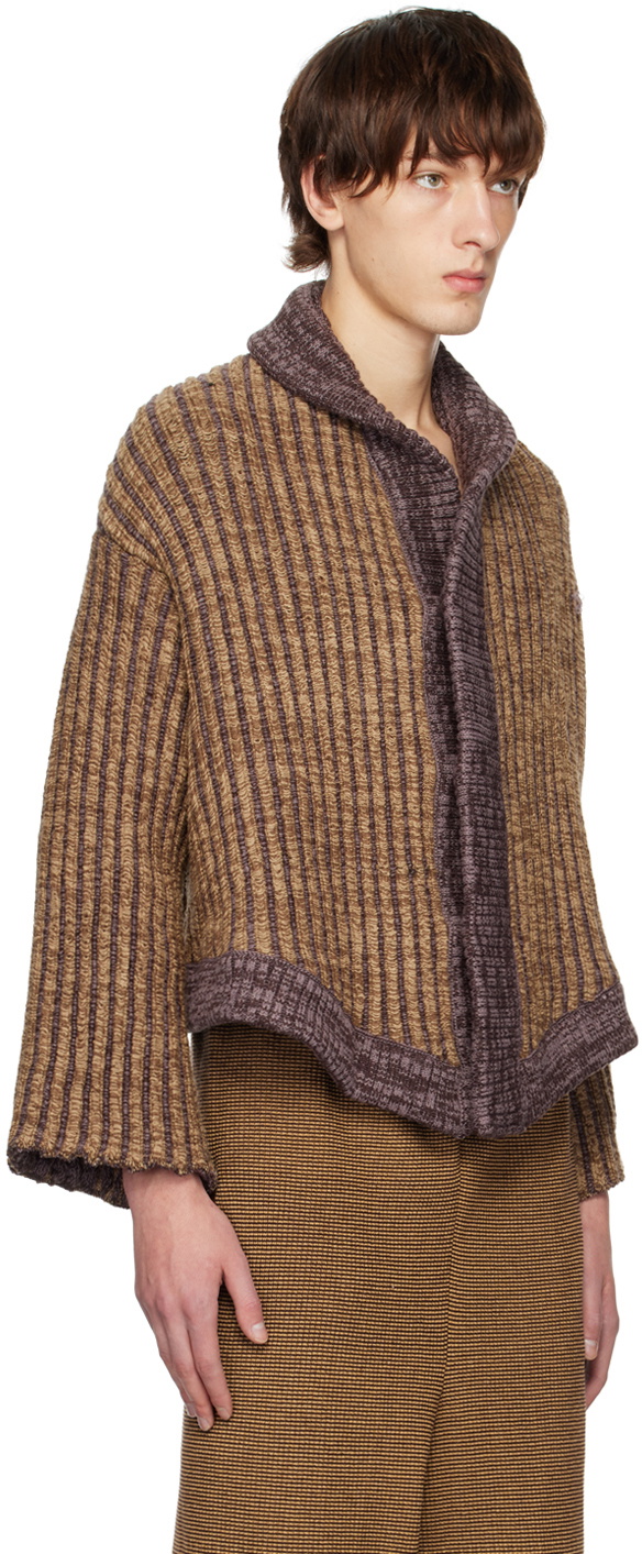 Isa Boulder SSENSE Exclusive Basket Cardigan - Beige