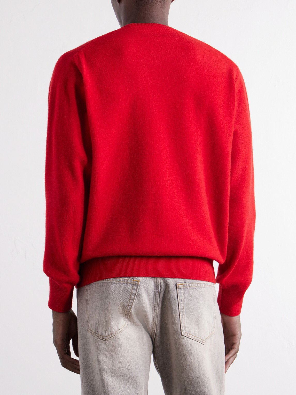 ssstein - Fulled Wool Sweater - Red