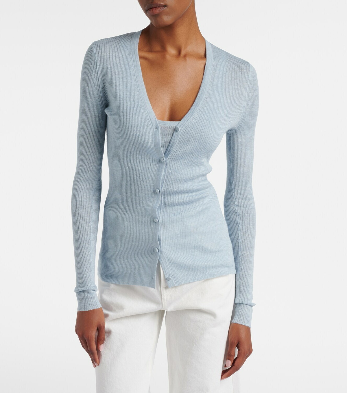 Gabriela Hearst Aiste cashmere, silk, and hemp cardigan