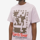 Butter Goods Men's Earth Tour T-Shirt in Washed Berry