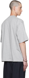Marni Gray Embroidered T-Shirt
