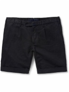 Incotex - Slim-Fit Linen and Cotton-Blend Shorts - Blue