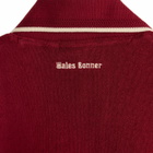 Adidas x Wales Bonner Polo Shirt in Collegiate Burgundy