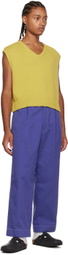 Connor McKnight Blue Pleated Trousers