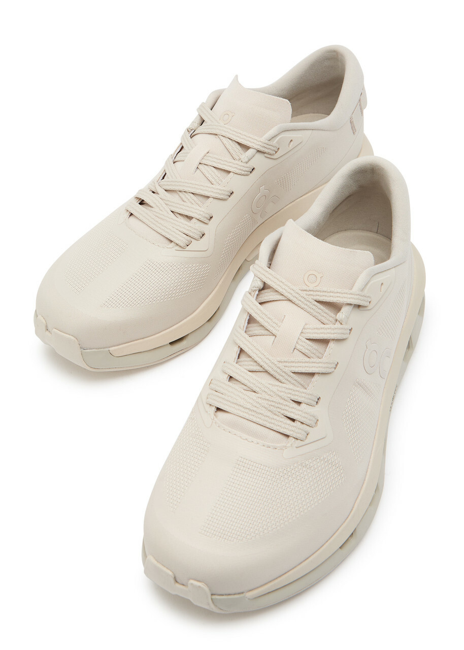 ON Cloudzone Panelled Mesh Sneakers Cream