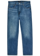 7 For All Mankind Modern Straight-leg Jeans Mid Blu