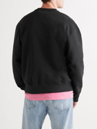 ADIDAS ORIGINALS - Adicolor Logo-Embroidered Cotton-Blend Jersey Sweatshirt - Black