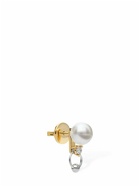 DELFINA DELETTREZ - Two-in-one Pearl & Diamond Mono Earring