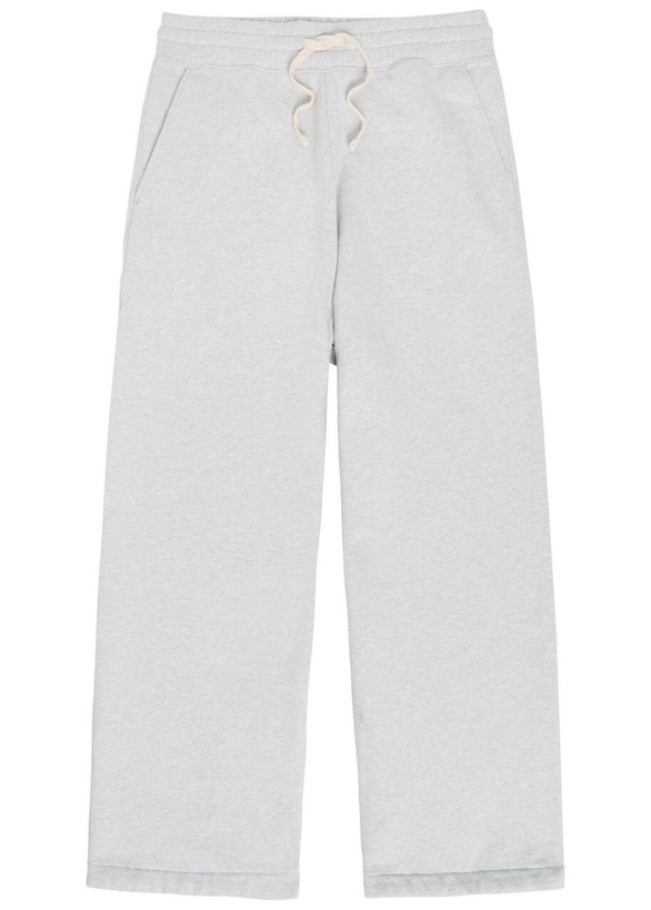 Photo: Picante Everyday Wide-leg Cotton Sweatpants Grey