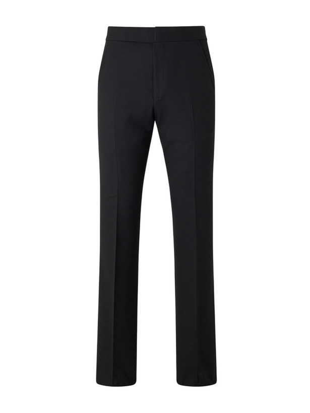 Photo: TOM FORD - Slim-Leg Wool-Twill Trousers - Black