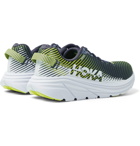 Hoka One One - Rincon 2 Striped Mesh Running Sneakers - Yellow