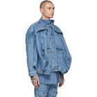 Diesel Red Tag Indigo Shayne Oliver Edition Denim Turbo Jacket