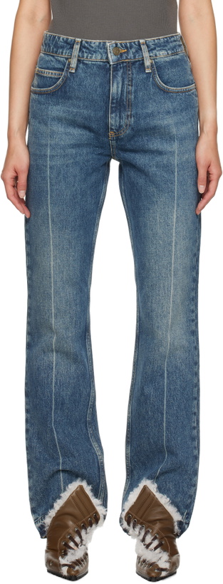 Photo: GUESS USA Blue Vintage Light Washed Jeans