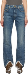GUESS USA Blue Vintage Light Washed Jeans