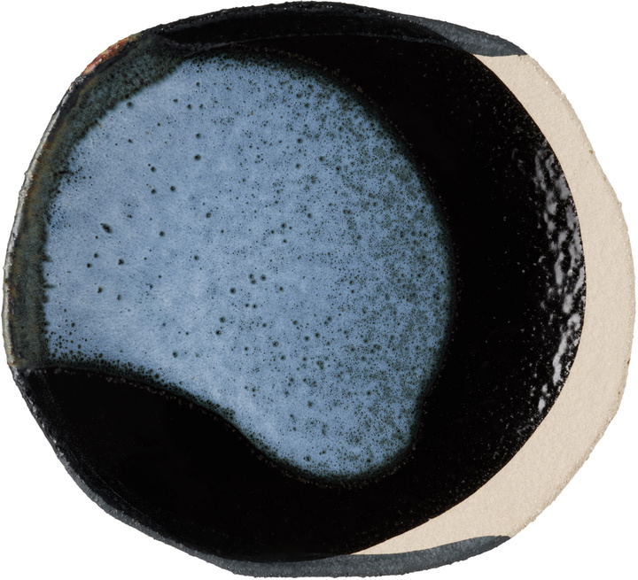 Photo: Jars Céramistes Blue & Black L Wabi Plate